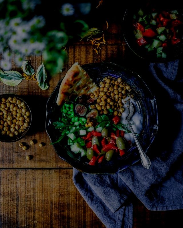 Background image of food